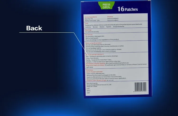 KONGDY, забота о здоровье, 16 шт., медицинский пластырь для снятия боли, 7*10 см, полиэфирная грелка, травяной пластырь для облегчения боли в спине