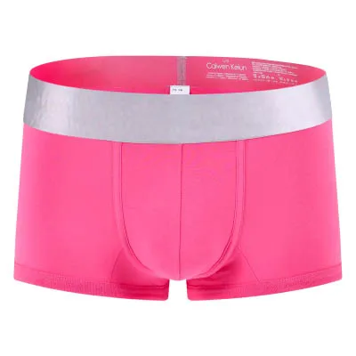 Нанести ваш логотип Pantalones hombres ropa interior transpirable suave de los boxeadores de los hombres de шорты-боксеры - Цвет: Розовый