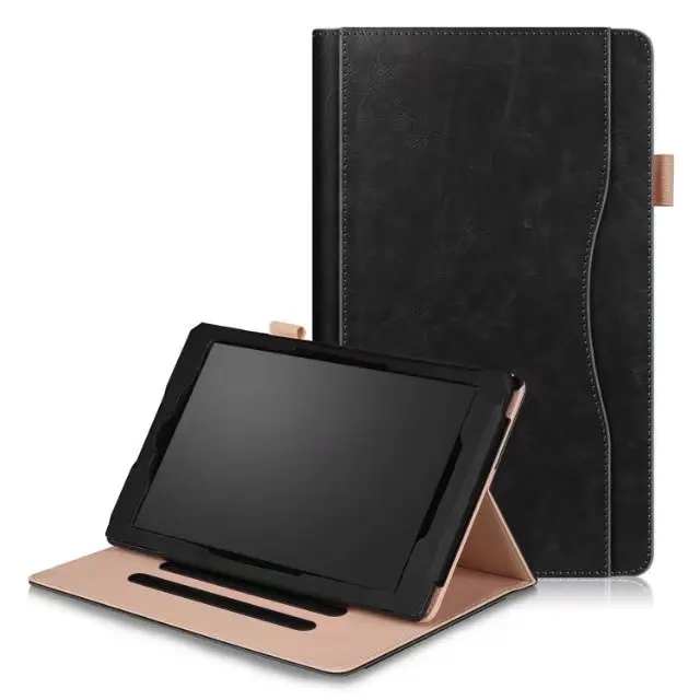 

Leather Case for All-New Amazon Kindle Fire HD 10 tablet 2017 Protective Cover universal for Fire HD10 2015 10.0 tablet case