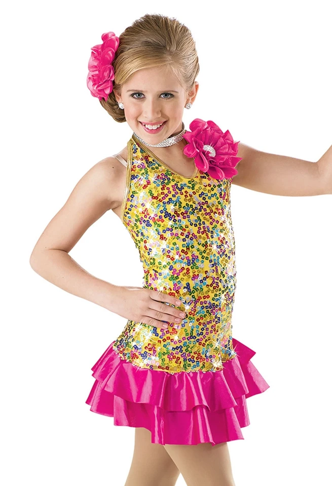 New Girl Ballet Dance Dress Kids Dancing Costume Children Stage