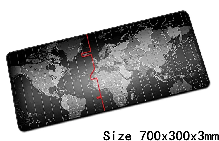 Коврик для мыши с картой старого мира 700x300x3 мм, коврик для мыши, коврик для компьютера, коврик для мыши Ван Гога, игровой коврик для мыши для геймера, коврик для мыши с клавиатурой - Цвет: Size 700x300x3mm