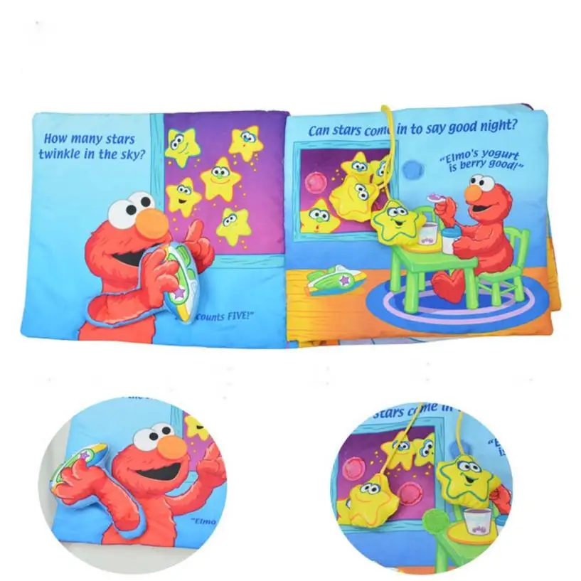 

Love mo Goodnight Soft New Cloth Baby Intelligence Development Learn Picture Cognize Book Sep 5