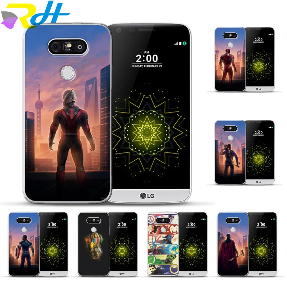 

For LG G4 G5 G6 Cover Soft Avengers: Endgame background For LG Q6 Q8 case For LG K4 K7 K8 K10 2017 X Power 2 Phone Coque Etui