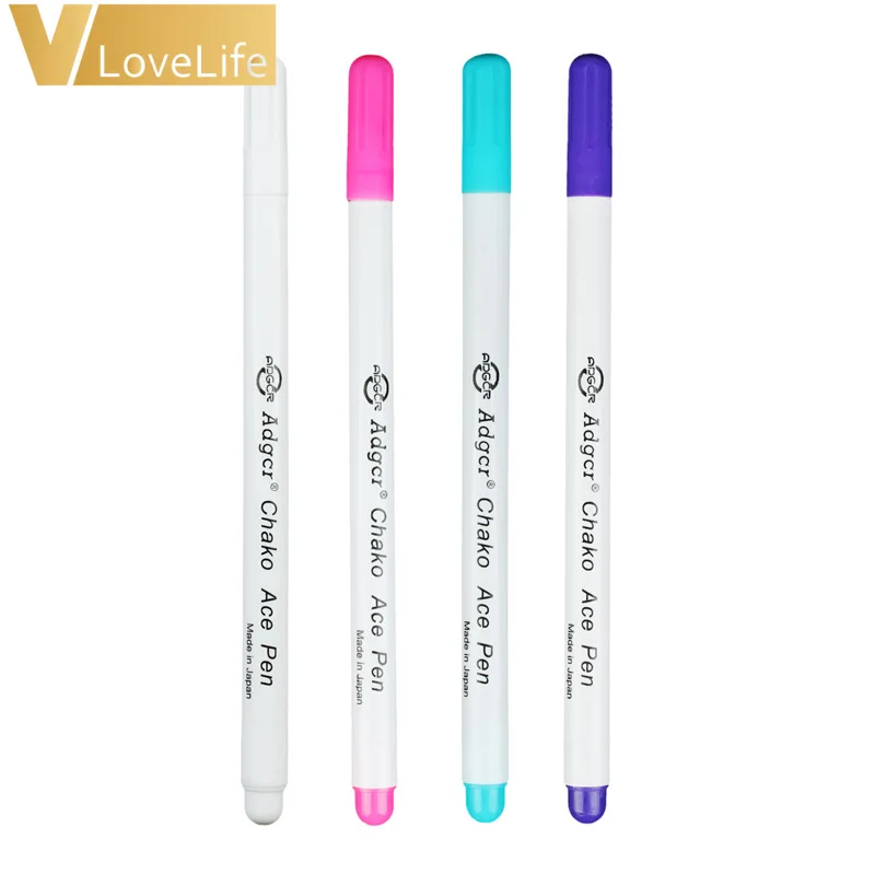 

4PCS Sewing Accessories Patchwork Needlework Water Erasable Pens Fabric Markers Soluble Cross Stitch Chalk Tool Pencil