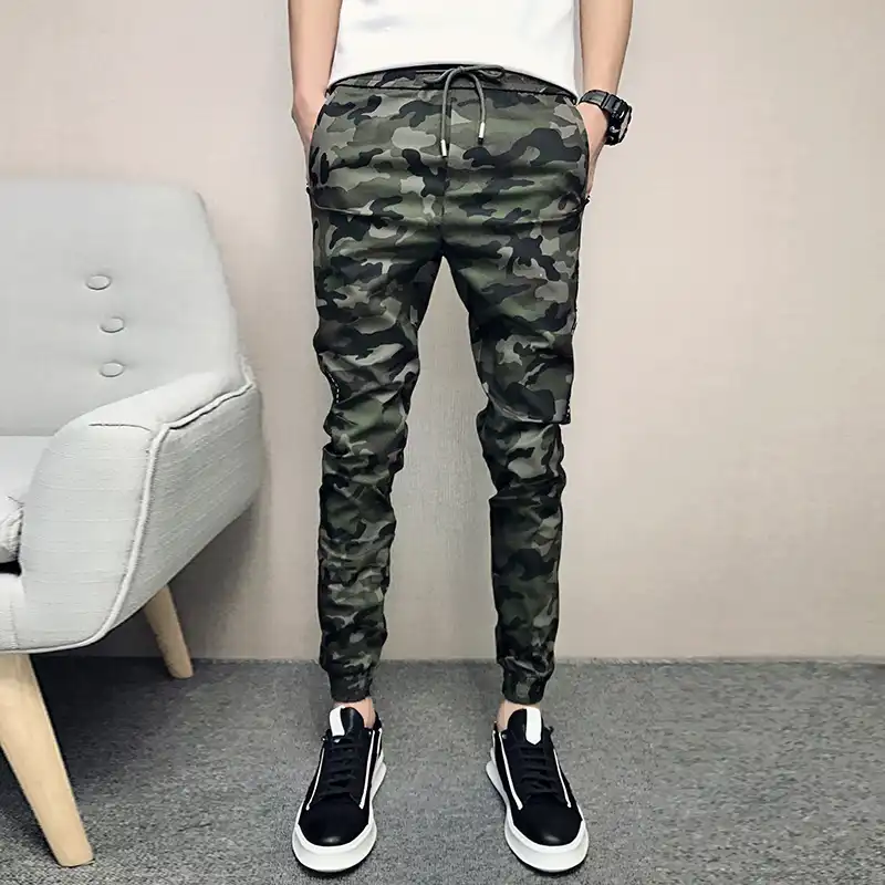 army print pants mens
