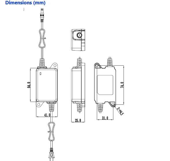 Оригинальный DH 12V1A вход источника питания AC 100 ~ 240 V CCTV аксессуары PFM321|accessories|accessories