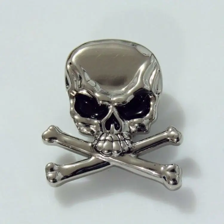 

(KB708) 10pc Western Cowboy Decor Skull Crossbones Buttons Leathercraft Silver