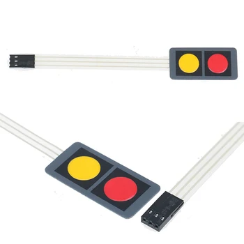 

2 Key Button Membrane Switch Matrix Array Keyboard Keypad Control Panel Pad DIY Kit For Arduino