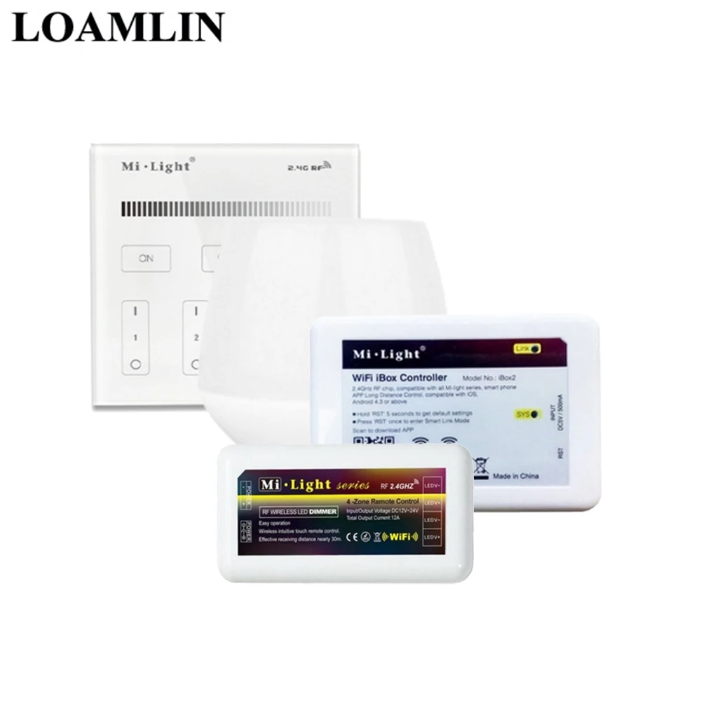 

Led Controller Mi light Remote Control Dimmer Brightness Adjustment For Single Color Led Strip DC12-24V