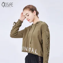 Для Женщин Йога свободная хлопковая Футболка тренировочная рубашка осень длинный рукав, для йоги на плоской толстой дышащие при ношении черной футболкой с коротким рукавом, футболка