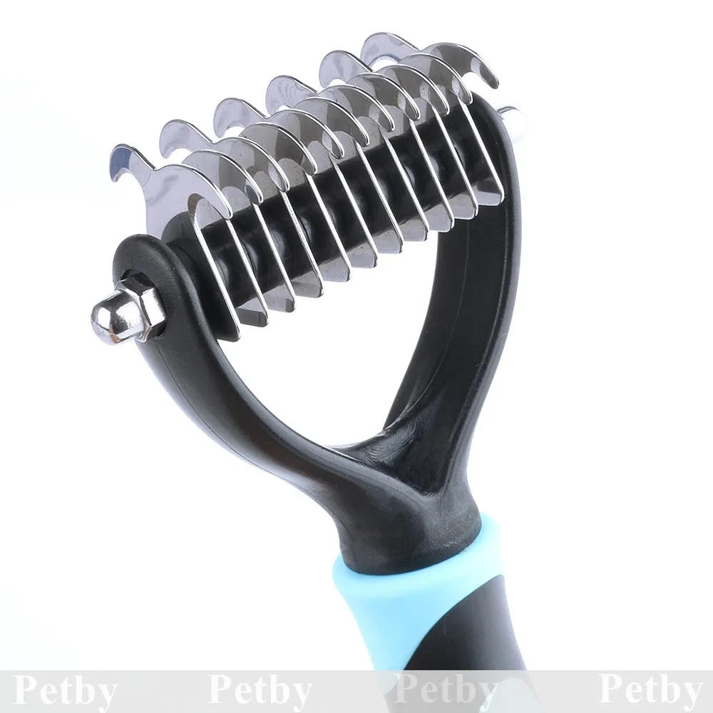 Dog Pet Dematting Grooming Deshedding Trimmer Tool Hair Thinning