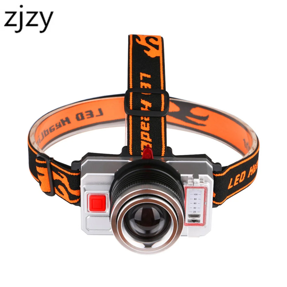 

New Arrival 20000 Lumen Headlight LED Flashlight Forehead Headlamp Torch 9 Modes USB Built-in Rechargeable Battery Flashlight