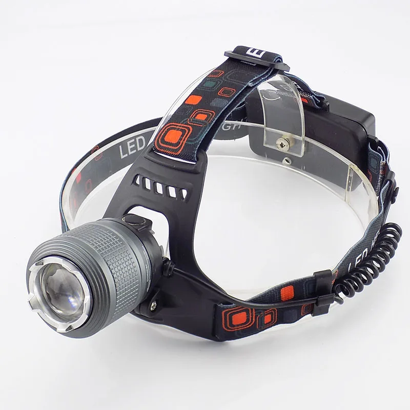 

High Power bright T6 Led Head Light Headlamp Lamp Torch Lamp 2000 Lumens Frontal Headlight Zoomable for Fishing Hunting Camping