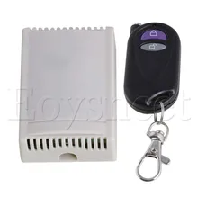 433 Mhz 2 Canais Interruptor de Controle Remoto Receptor Transmissor Preto Branco