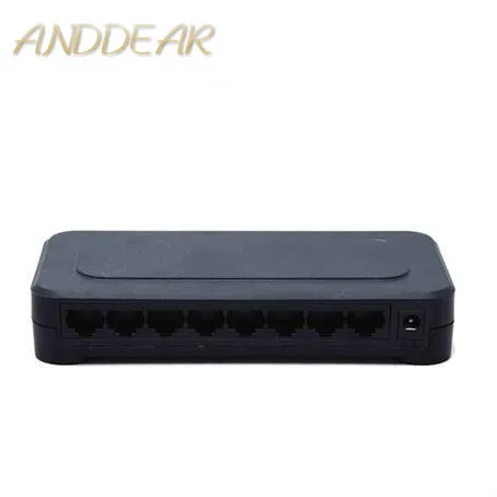 10/100 Мбит/с RJ45 8 Порты и разъёмы Быстрый коммутатор для сети Ethernet концентратор