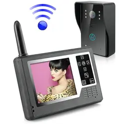 MAOTEWANG 2,4 г 3,5 дюймов беспроводной телефон видео домофон дверные звонки дома монитор для камеры слежения