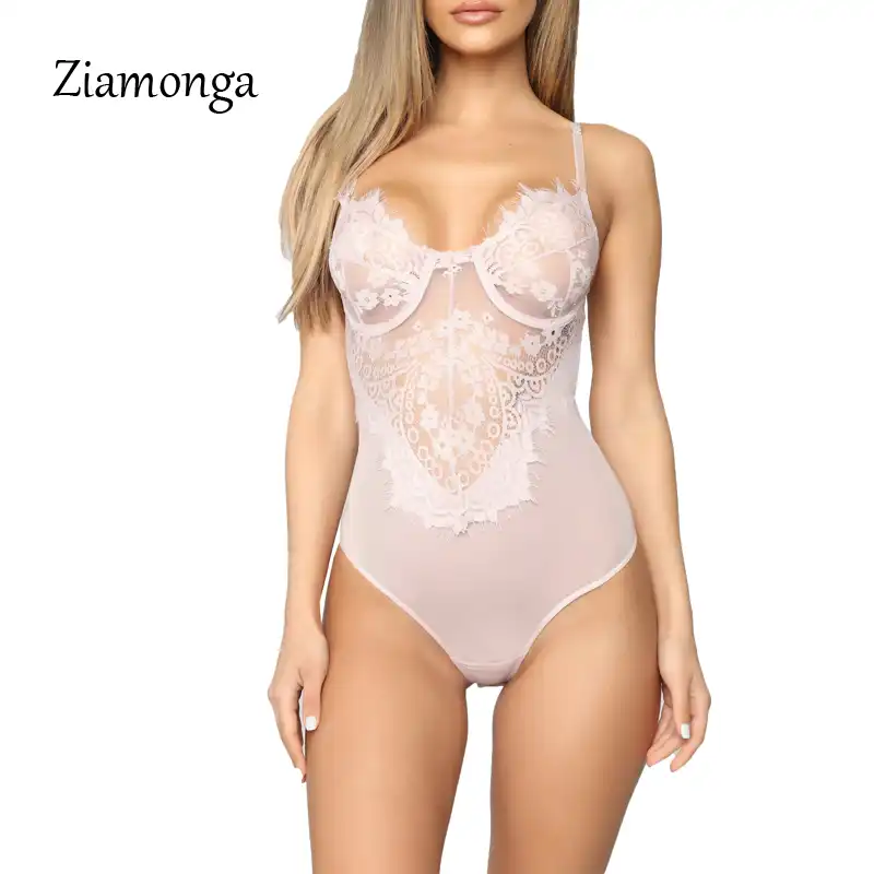 tan lace bodysuit