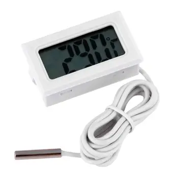 

LCD Digital Mini Thermometer Refrigerator Temperature Meter Aquarium Thermometer Test Probe Battery Power Support