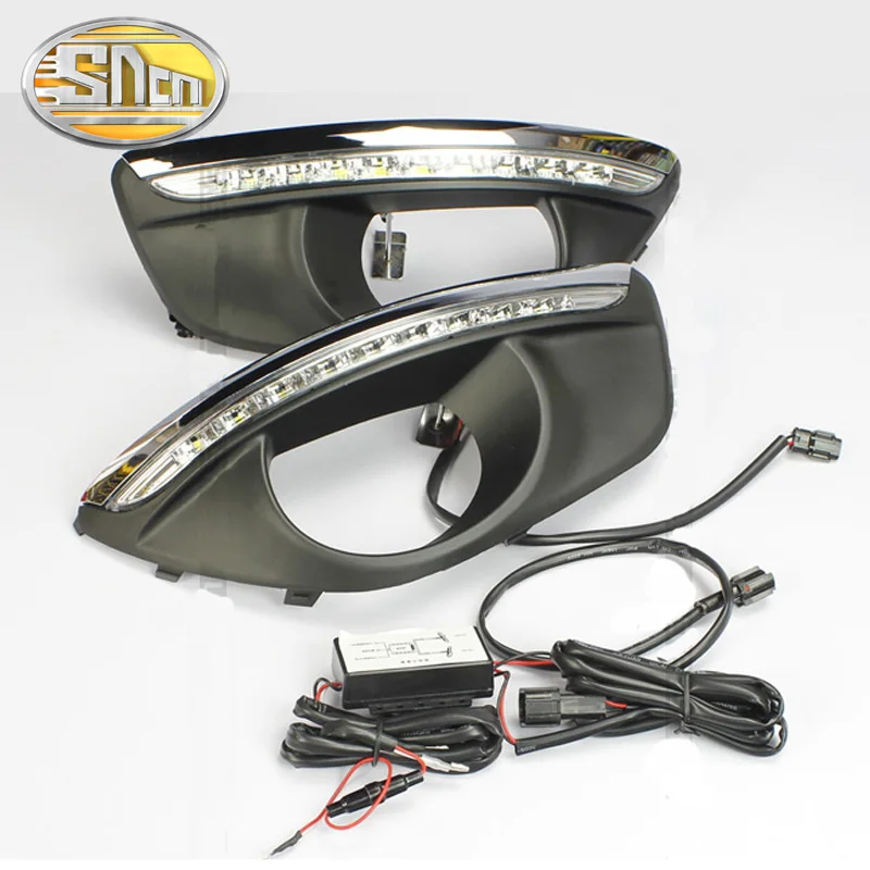 

SNCN LED Daytime Running Light For Hyundai Santa 2010 2011 2012,Car Accessories Waterproof 12V DRL Fog Lamp Decoration