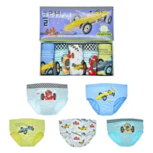 Новинка, 5 шт./лот, детское нижнее белье для мальчиков детские короткие штаны Мягкие крутые детские трусы-боксеры, нижнее белье для маленьких мальчиков