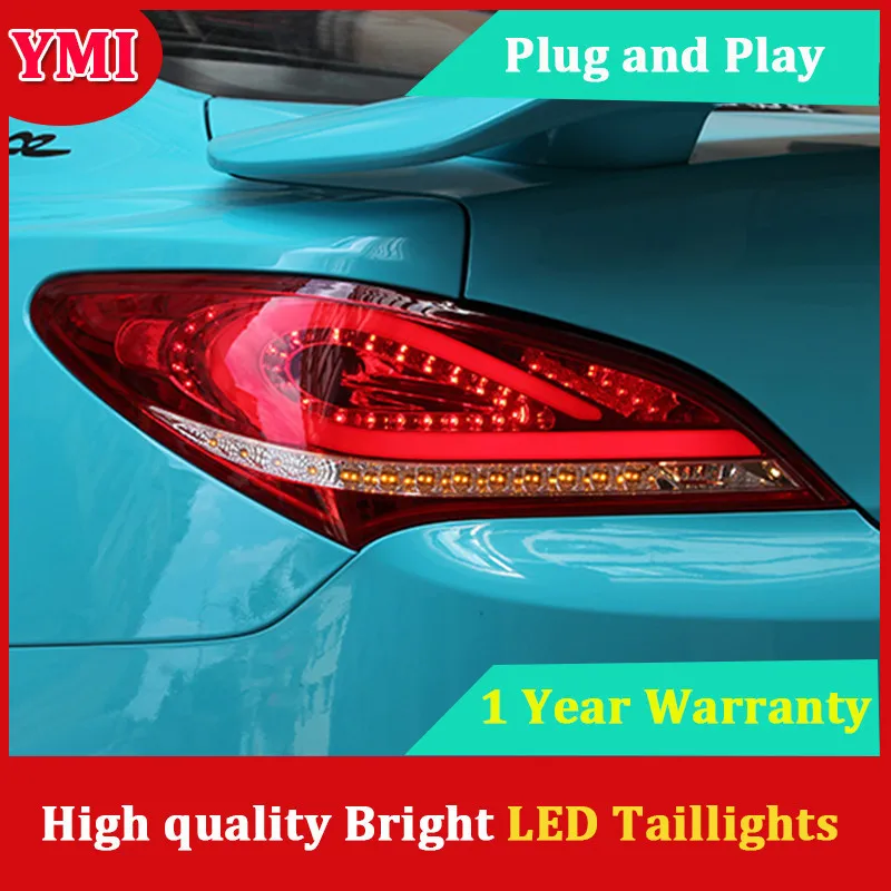 YMI Car Styling for Hyundai Rohens Coupe Tail Lights 2009 2012 Genesis