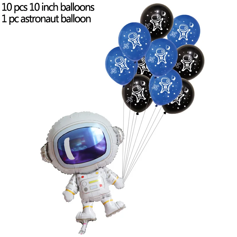 Воздушные шары из фольги в форме космонавта, земли, ракеты для космоса, вечерние шары для детей, счастливые предметы для украшения дня рождения 75 - Цвет: BB06