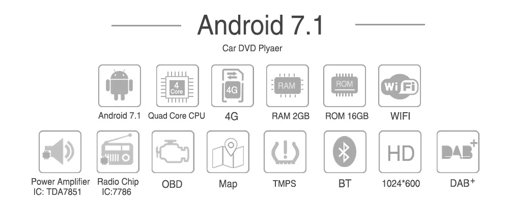 Perfect HP1080 4G SIM 9 inch Android 7.1 Car DVD Player For Mazda 6 2006-2015 Mazda6 2GB RAM+16GB ROM GPS Navigation Radio Stereo 26