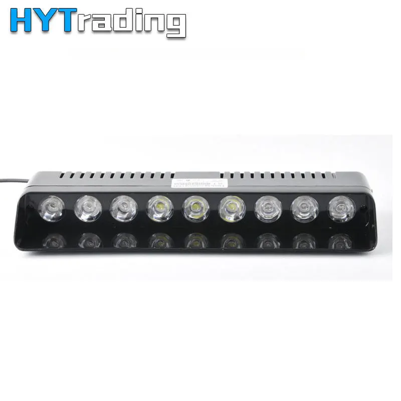 9 LEDs 16 Flashing Modes 12V Car Truck Emergency Flasher Dash Strobe Warning Light Day Running Flash Led Police Lights