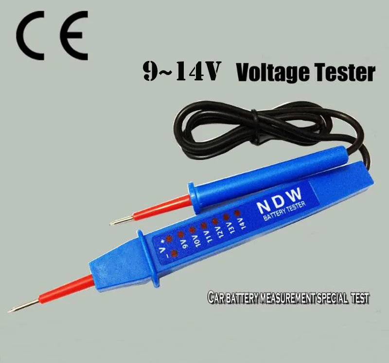 9-14 V тестер автомобильного аккумулятора специальная автомобильная батарея напряжение тест карандаш ручка