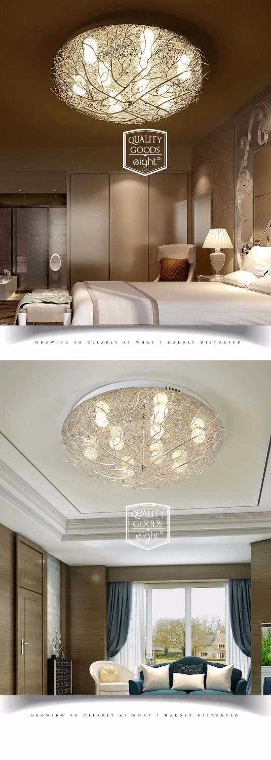 Luzes de Teto Quarto dos Miúdos Modernas Iluminação Casa Luminárias Sala Estar Lâmpadas Ninho Pássaro Teto Led 14 High Quality lampara techo led