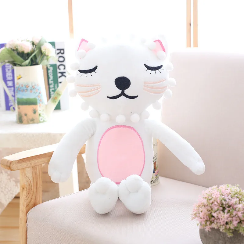 1 шт. 40 см Kawaii Лев и кошка плюшевые игрушки мягкие животные пушистые кошки куклы мультфильм Дети Детские игрушки Подарки для детей рождественские подарки