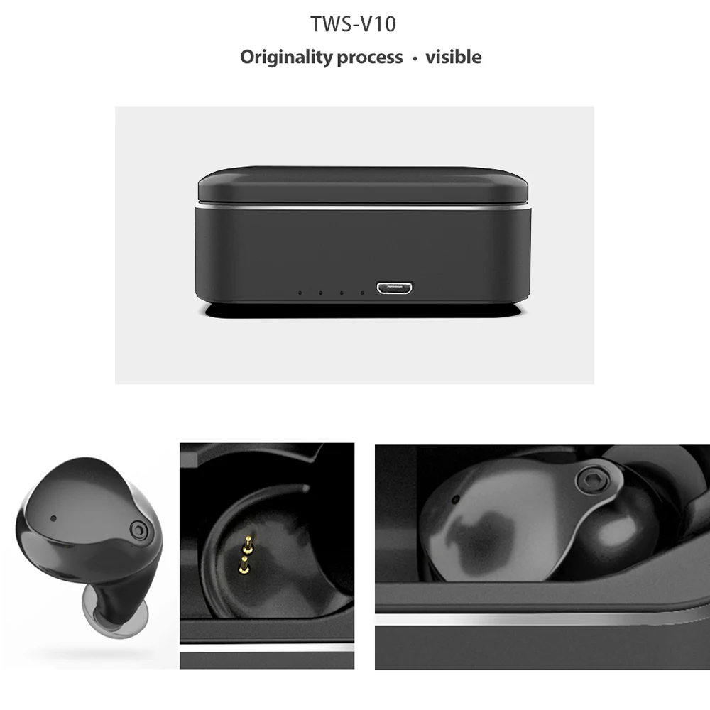 Femperna Bluetooth 5 0 3D стерео беспроводные наушники с зарядным боксом 3200 мАч спортивные