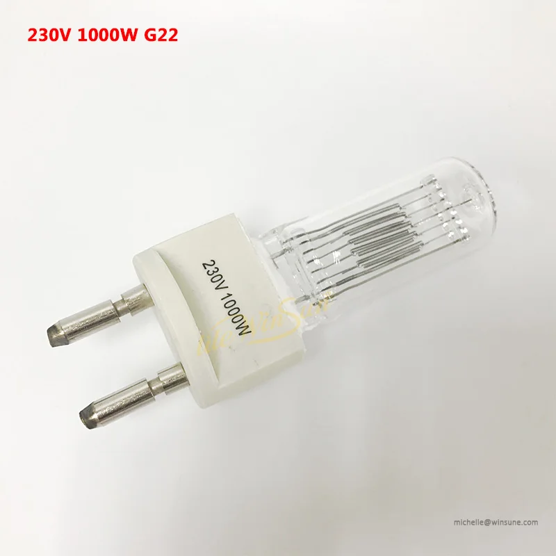 STAGE LIGHITNG LAMP SOURCE STAGE LAMP BULB 230V 1000W G22