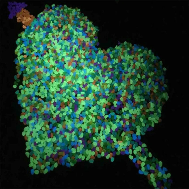100 шт. светится в темноте, камень, светящийся морской аквариум, украшение для аквариума, украшения, сделай сам, для бассейна, цветочный горшок