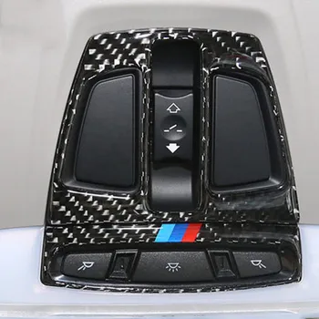 

Carbon Fiber Car Interior Reading Light Frame Panel Decorative Cover Stickers For BMW F30 F34 3GT 3 4 Series X1 X5 2013-2018