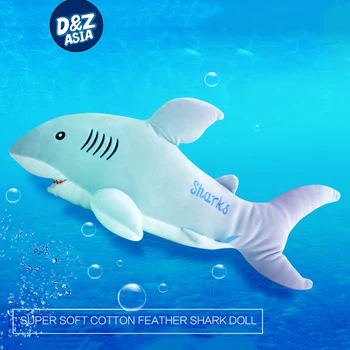 

Shark toy big white shark plush doll marine animal pillow sleeping soft doll soft toys Festival gifts