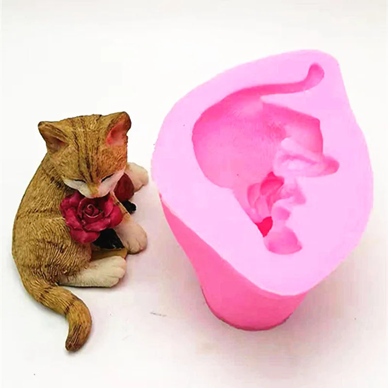 3D кожаная обувь силиконовая форма в виде кота DIY Шоколадный леденец, пудинг силиконовая форма для свеч гипса Мыло Плесень Торт украшения инструменты
