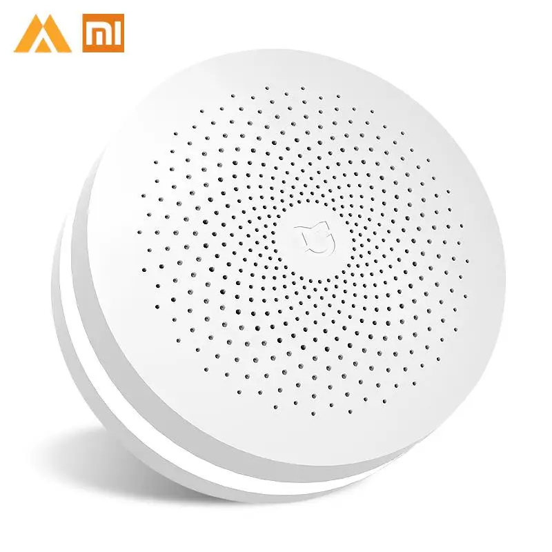 Обновленная версия Xiaomi Mi шлюз умный WiFi Пульт дистанционного управления работа с умным датчиком комплект ДЕТЕКТОР ГАЗОВОЙ СИГНАЛИЗАЦИИ