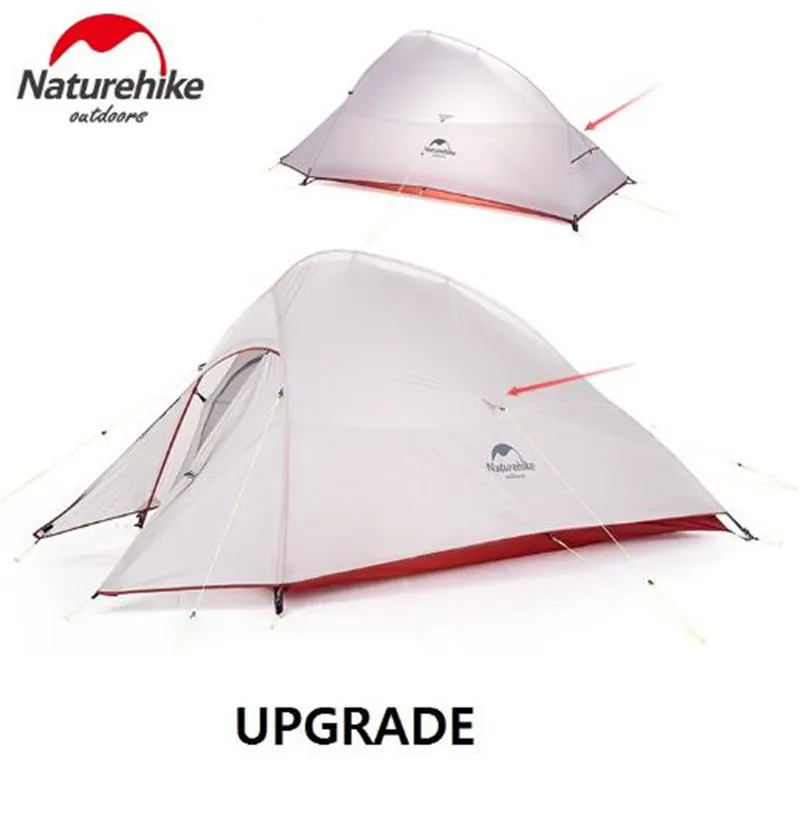 Günstig Naturehike Wolke Up Verbesserte Version Camping Zelt Selbst Freistehende Zelte Ultraleicht Outdoor 1 2 3 Person Camp Zelt