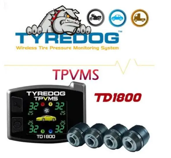 TYREDOG TPVMS TD-1800 F-X система контроля вибрации внешнего давления