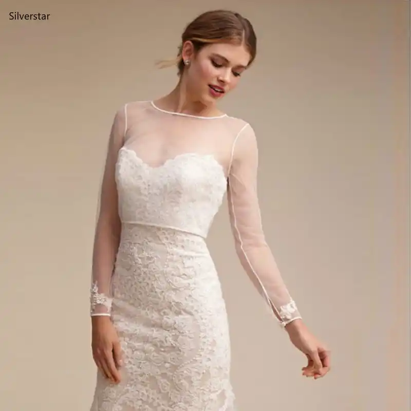 Sheer Lace Wedding Bolero Simple Shawl For Sweetheart Wedding