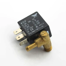 Нормально закрытый N/C AC120V 60HZ9W G1/8' латунный Железный паровой воды 2 Положение 2 трехходовых электромагнитных Электрический кран