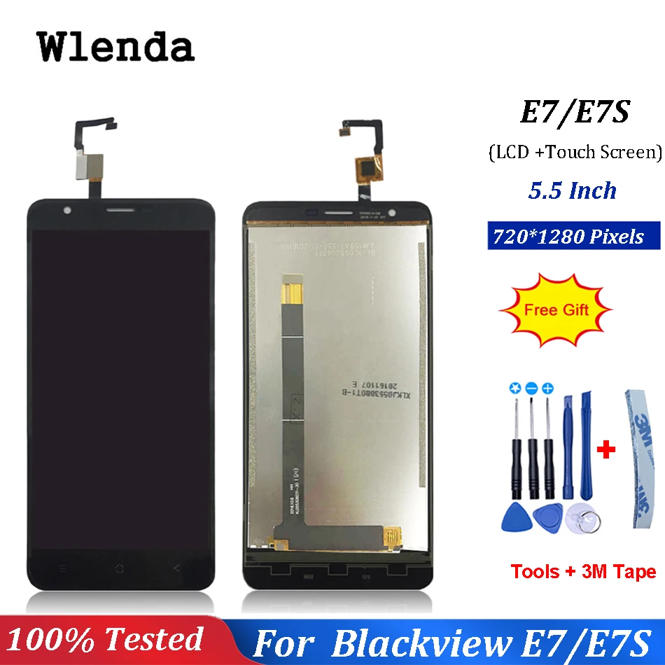 

100% Tested well Touch Panel+LCD For Blackview E7 E7S LCD Display+Touch Screen Digitizer Assembly Replacement Parts