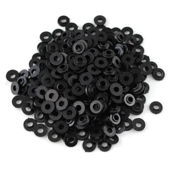 

100pcs/box Black Plastic Shoulder Washers Binder For M4 Screws Parts of Tattoo Machine Wholesale
