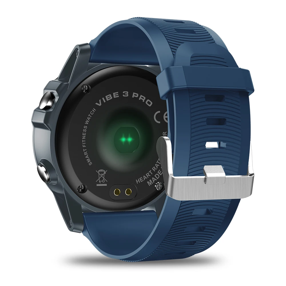 Смарт-часы Zeblaze VIBE 3 PRO с цветным дисплеем ips, смарт-браслет с диагональю 1,3 дюйма BT 4,0, мониторинг сердечного ритма и сна, шагомер, секундомер