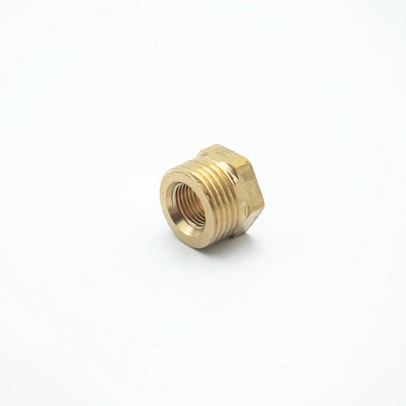 

1/8" BSP Female Thread x 3/8" BSP Male Thread Brass Reducer Bushing Reducing Coupler Connector Adapter Pipe Fitting For Water