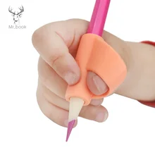 6pcs Kids Silicone Pencil Holder Pen Writing Aid Grip Posture Correction Tools School Stationery Students Pen Writing Control