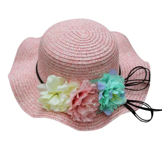 Cute Summer floral Sun Hat for Baby Hat Kids Baby Girls Breathable ...