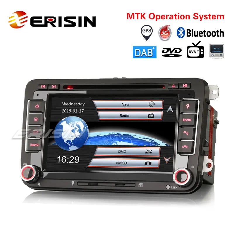 Perfect Erisin ES7148V 7" Car Stereo DVD Player GPS 3G DAB+ System for VW Jetta Golf Skoda Seat 2