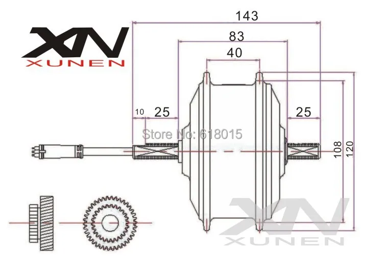 aikema hub motor